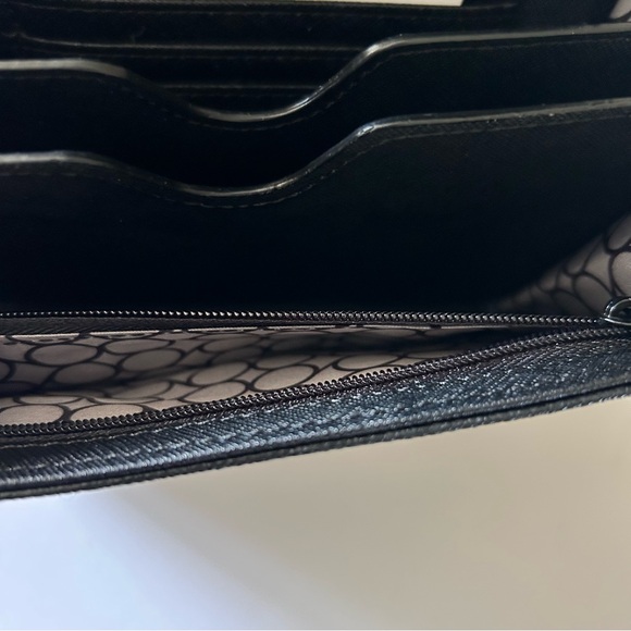 Nine West Pretty Little Things Black Faux Leather shoulder Cross Body bag Purse - Picture 6 of 15